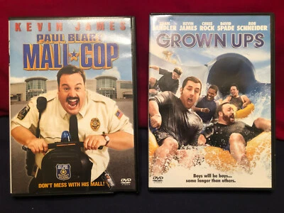 2 Kevin James DVD's- Paul Blart Mall Cop & Grown Ups SNL's Sandler, Rock, Spade - Image 1 of 4