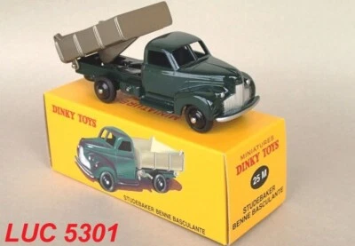 STUDEBAKER BENNE BASCULANTE #25M N°19 DE 2014 SÉRIE DES CAMIONS DINKY / ATLAS - Photo 1/4