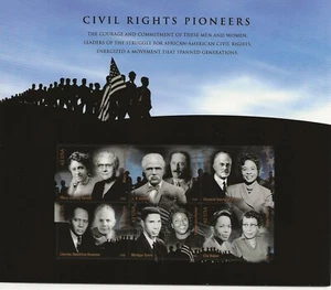 2009 42 Cent Bürgerrechte kompletter 6er Bogen Scott #4384, postfrisch NH - Bild 1 von 1