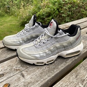 air max 95 silver red