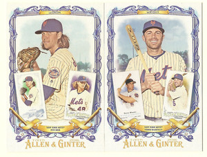 2016 Allen & Ginter Cabinet Box loader  4 cards as shown