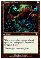 4x Throne of Bone MTG 7th Edition NM Magic Regular
