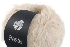 (kg/138€) NEU! BASTA Lana Grossa 50g Fb. 02 hellbeige federzarter Flausch - Bild 1 von 4
