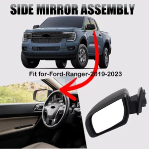 Espejo retrovisor eléctrico izquierdo del lado del conductor para Ford Ranger 2019-2023 con alimentación sin calefacción. - Imagen 1 de 11