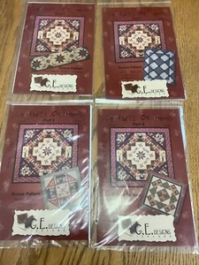 Comforts of Home by GE Designs Block of the Month PARTS 1 2 3 4 RUNNER QUILT, ET - Picture 1 of 5