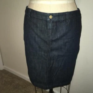 Lilly Pulitzer Blue Denim Jean Skirt   8 - Picture 1 of 8