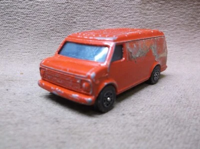 #255 CORGI JUNIORS LOOSE RED 1970s CHEVEROLET VAN CHEVY CUSTOM COKE COCA-COLA - Image 1 of 4