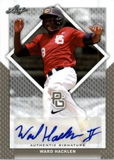 Ward Hacklen 2016 Leaf Perfect Game Autograph NIKE All-American Auto Rookie