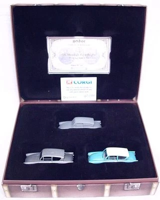 Corgi Toys 1:43 Harry Potter "MR WEASLEY FORD ANGLIA" Movie Triple Car Set MIB! - Image 1 of 4