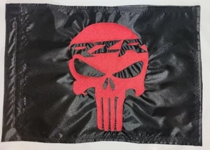 Custom Punisher RZR Totenkopf 12"x18" Sicherheitsflagge. Passend für alle Peitschen - Bild 1 von 4
