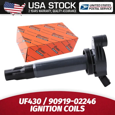 Ignition Coils OEM UF430/90919-02246 1pc For Toyota Highlander 3.3L V6 2004-2010 - Image 1 of 4