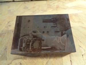Collins Radio Co. Aircraft Flight Director - Historic Iowa Printing Press Block - Picture 1 of 5