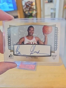 2004-05 SP Game Used Exclusive Signatures 81/100 Ben Gordon #RE5 Rookie Auto RC - Bild 1 von 2