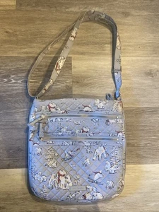 VERA BRADLEY Triple Zip Hipster Crossbody Purse Bag BEARY MERRY Bears  - Picture 1 of 8