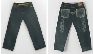 Evisu No.2 Lot 0001 Selvedge Denim Jeans 40 Go On Kanji Graphic Japan - Picture 1 of 24