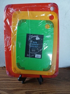 Fiesta Three-piece Non-slip Cutting Board Set - Image 1 of 3