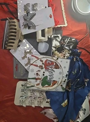 Paquete de pinzas para el cabello múltiples estilos clips, pasadores y soportes de cola de caballo Foto 1 de 4