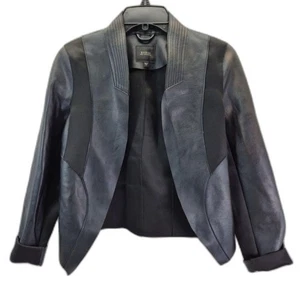 Guess schwarze Kunstleder Vintage Jacke - Größe S - Bild 1 von 7