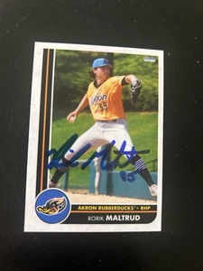 Rorik Maltrud Signed 2025 Choice Akron Rubber Ducks Team Set Gaurdians - Picture 1 of 2