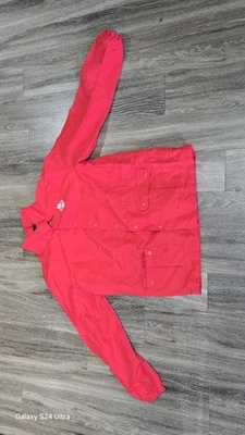Chaqueta cortavientos Kappa x Shadow Hill roja para hombre talla? Cinta con logotipo de colaboración rara Foto 1 de 4