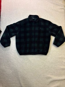 Polo Ralph Lauren Herren Fleecejacke kariert L schwarz & grün - Bild 1 von 18
