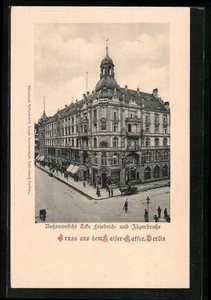 AK Berlin, Kaiser-Kaffee, Außenansicht Ecke Friedrich- und Jägerstraße  - Picture 1 of 2