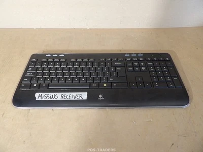 Logitech K520 QWERTY Wireless Keyboard - MISSING RECEIVER / UNTESTED - Bild 1 von 4