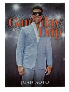 JUAN SOTO 2025 TOPPS GAMEDAY DRIP ORANGE #09/25 **NEW YORK METS** #GD-11 - Picture 1 of 2