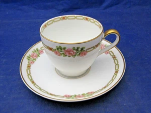 Vintage Theodore Haviland kleine Teetasse & Untertasse - Limoges Frankreich - Bild 1 von 10