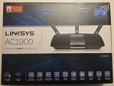 NEW! Factory Sealed Linksys EA6900 AC1900 5 Port Wireless Router Smart Wifi - Image 1 of 2