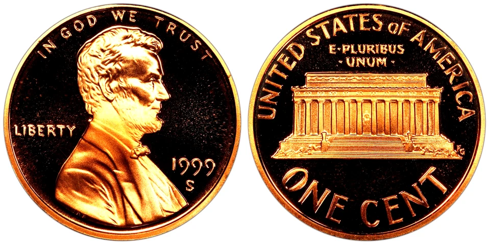 Centavo Lincoln 1999 S prueba del juego de prueba original de Estados Unidos como nuevo Foto 1 de 1