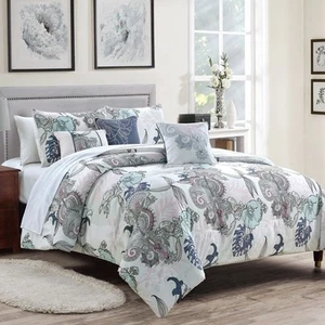 Porch & Den Deejay 6-piece comforter set multi Queen, Full, Full - Queen - Picture 1 of 5