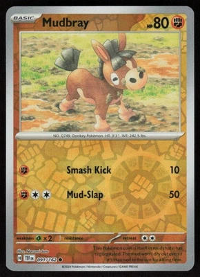 Mudbray Reverse Holo 091/162 Common SV05: Temporal Forces LP-NM - Image 1 of 2