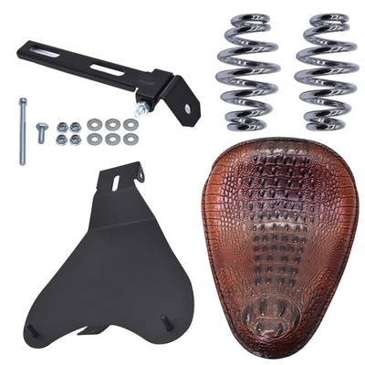 Muelle de asiento individual bobber marrón para motocicleta Yamaha V Star 1300 1100 950 650 250 Foto 1 de 4