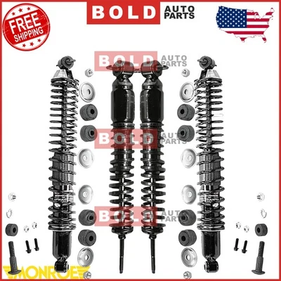 Monroe Front & Rear Shocks Absorber Load Adjusting 4PCS Set For Chevrolet Impala - Image 1 of 4