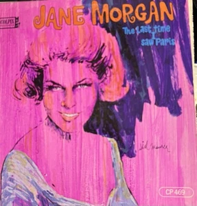 Jane Morgan-The Last Time I Saw Paris-1964-Colpix CP 469 Vinyl LP VG+/VG+! - Picture 1 of 2