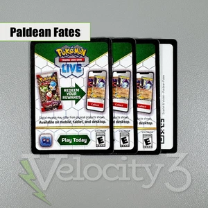 4 códigos en línea de JCC Pokémon - Scarlet & Violet Paldean Fates (4x) entrega digital - Imagen 1 de 4