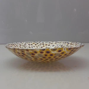 Murano Glass Millefiori Plate 15cm Veneziа Handcrafted Used - Picture 1 of 4
