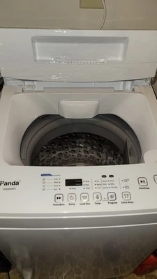 1,70 cu. ft. 11 lb. Lavadora compacta de carga superior blanca de capacidad  Foto 1 de 4