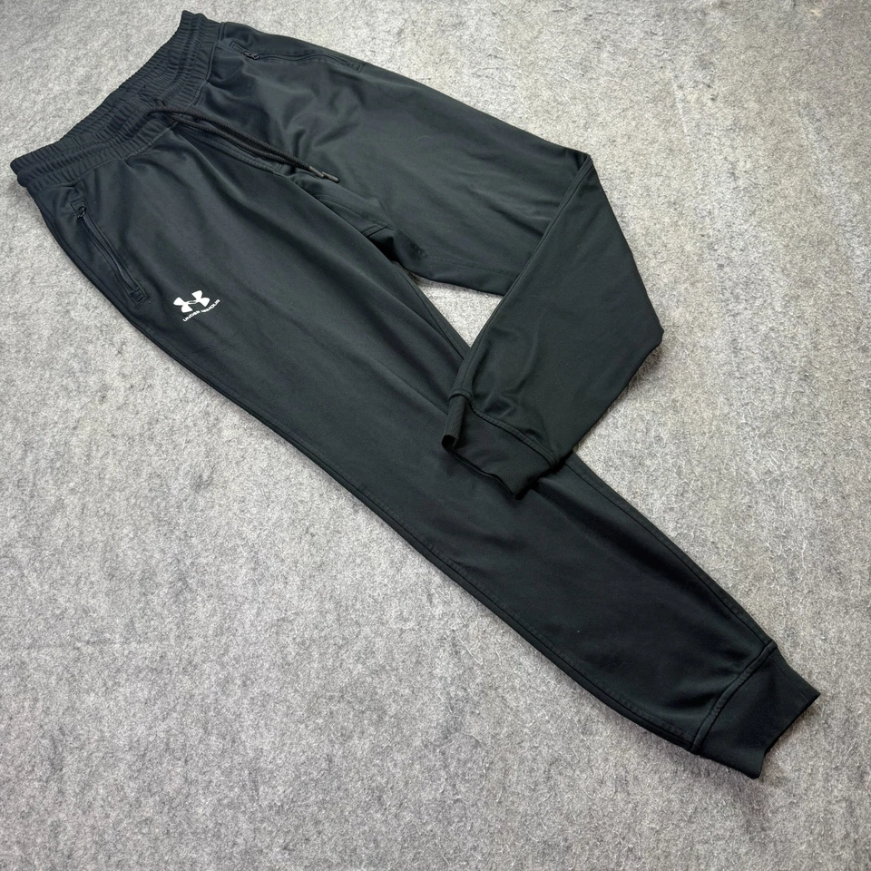 Under Armour Sportstyle Elite Tapered Pants Men M Black 30" b117 - Image 1 of 4