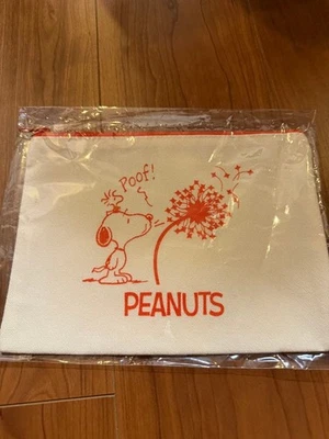 PEANUTS Snoopy pouch white orange - Image 1 of 4