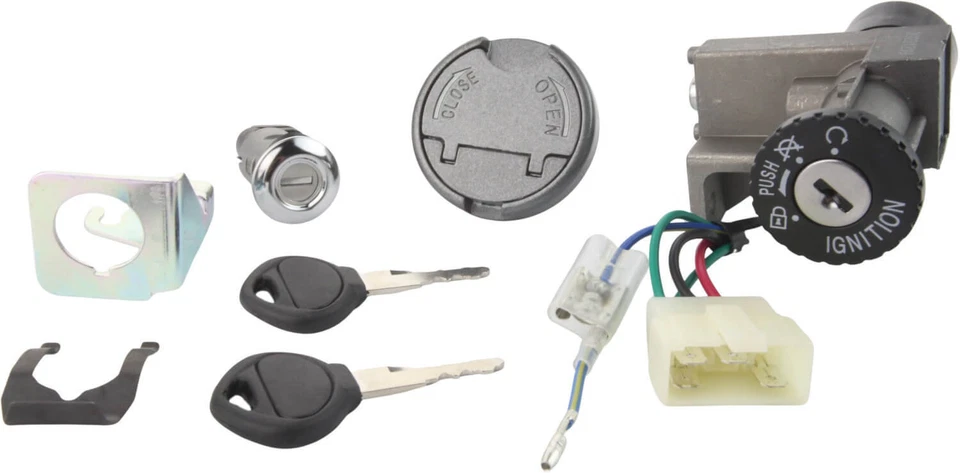 MARKENLOS Schlosssatz Schloss Set Kymco Agility Carry MMC RS 50ccm 4T AC KG10DA