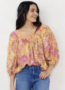 Serbatoio arricciacapelli nuovo con etichette LC Lauren Conrad stampa angolo quadrato XS $44 - Foto 1 di 2