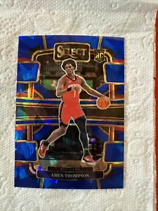 2023-24 AUSGEWÄHLTER BASKETBALL AMEN THOMPSON #96 CONCOURSE BLAU GEBROCHENES EIS PRIZM - Bild 1 von 12