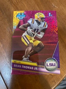 Brian Thomas Jr Bowman Chrome U 1st mini pink diamond /150 - Picture 1 of 5