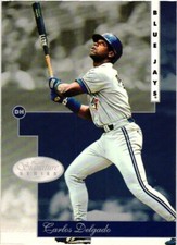 1996 Leaf Signature Series Carlos Delgado #63 Toronto Blue Jays