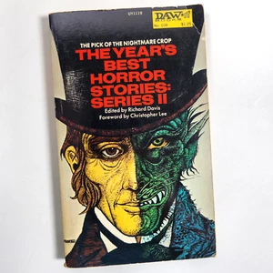 Richard Davis The Years Best Horror Stories Series II 1st Printing Vtg 1974 Daw - Imagen 1 de 10