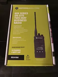 2023 Motorola RDU4160d RDX Series On-Site 2-Way Business Radio 16ch 4 Watt UHF - Picture 1 of 3