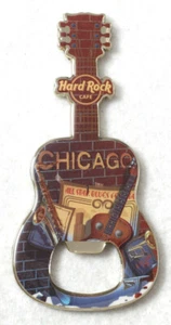 HARD ROCK CAFE *** CHICAGO*** ALL STAR BLUES FEST GUITAR BOTTLE OPENER MAGNET !! - Picture 1 of 1