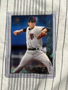 Dave Burba 1994 Stadium Club Team  #8 San Francisco Giants